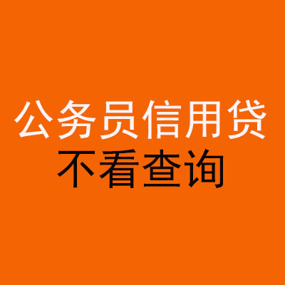 濉溪公务员信用贷款